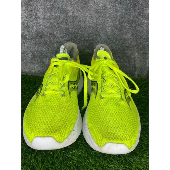 Saucony Kinvara 14 Women’s Running Shoes Size 9 Neon Yellow Lightweight - Picture 2 of 9